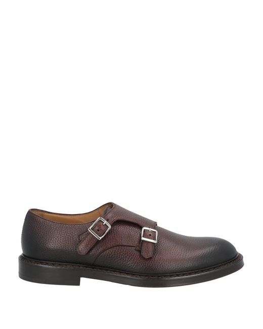 Doucal's Brown Dark Loafers Leather for men