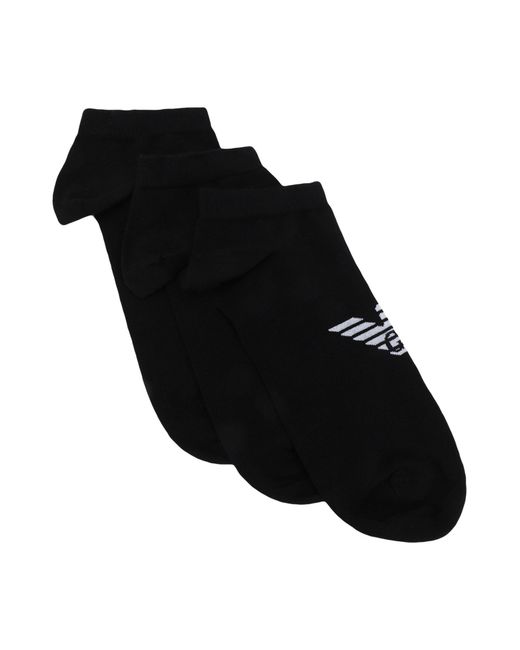Emporio Armani Socks & Hosiery in Black for Men | Lyst