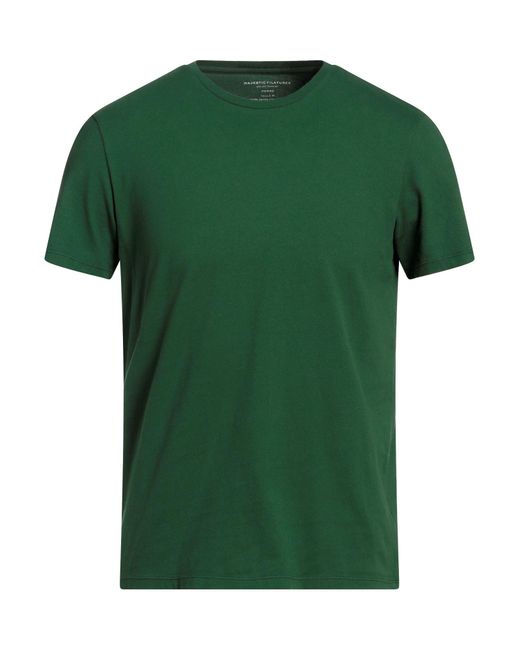 Majestic Filatures Green T-shirt for men