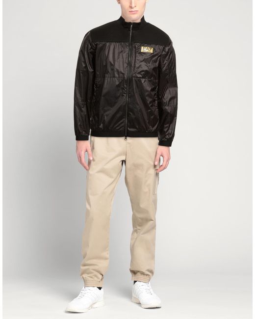 EA7 Black Jackets for men