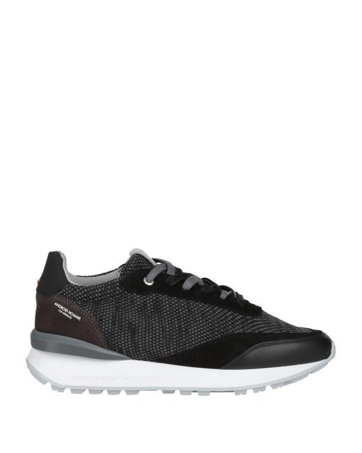 Android Homme Black Trainers for men