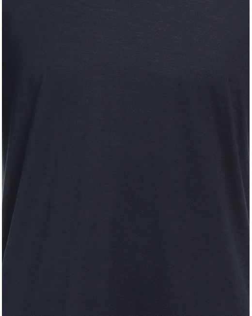 Brunello Cucinelli Blue Midnight T-Shirt Silk, Cotton for men