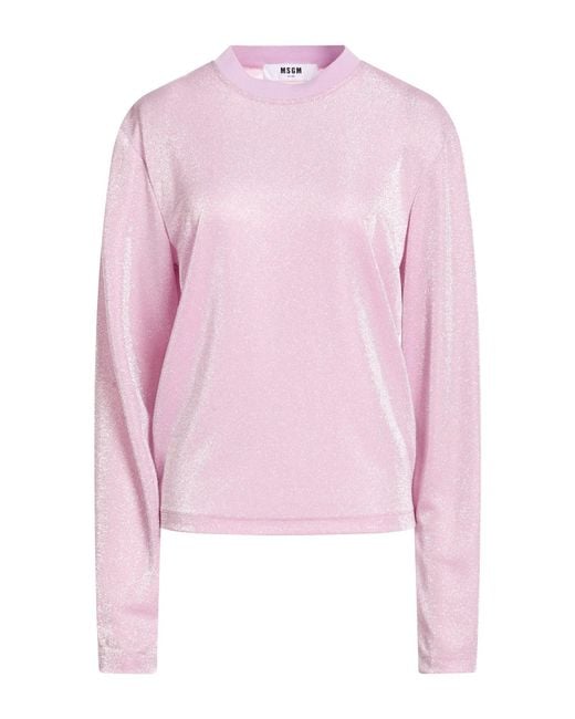 MSGM Pink T-Shirts