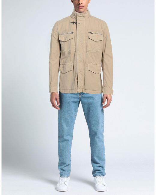 Fay Natural Overcoat for men