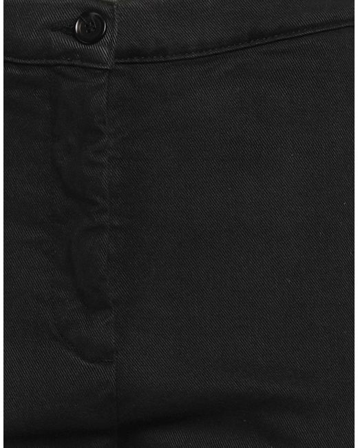 Aspesi Black Pants Lyocell, Cotton, Elastane