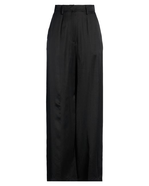Forte_forte Black Pants Viscose, Wool