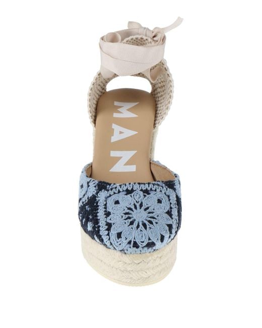 Manebí Blue Sky Espadrilles Textile Fibers