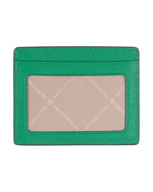 MICHAEL Michael Kors Green Cardholder Leather