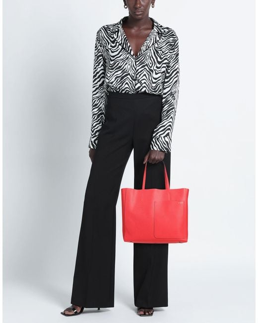 Valextra Red Handbag