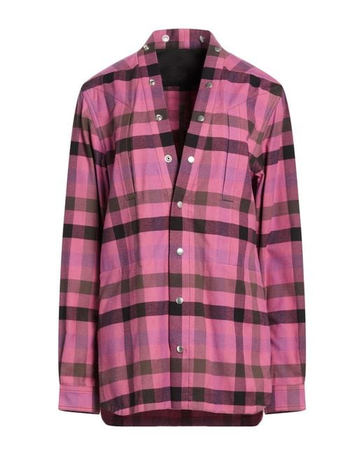 Rick Owens Pink Shirt