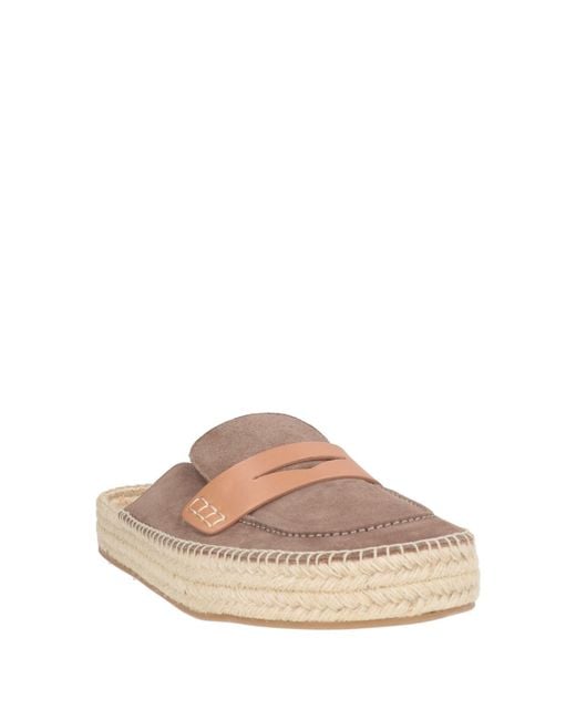 J.W. Anderson Brown Espadrilles Calfskin for men