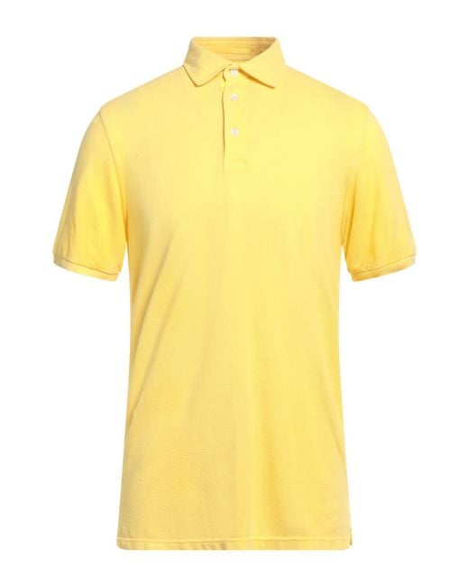Fedeli Yellow Polo Shirt for men