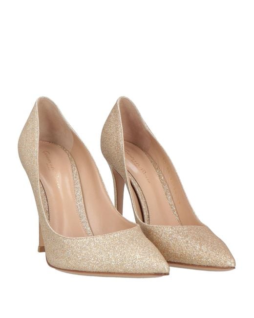 Gianvito Rossi White Pumps Textile Fibers