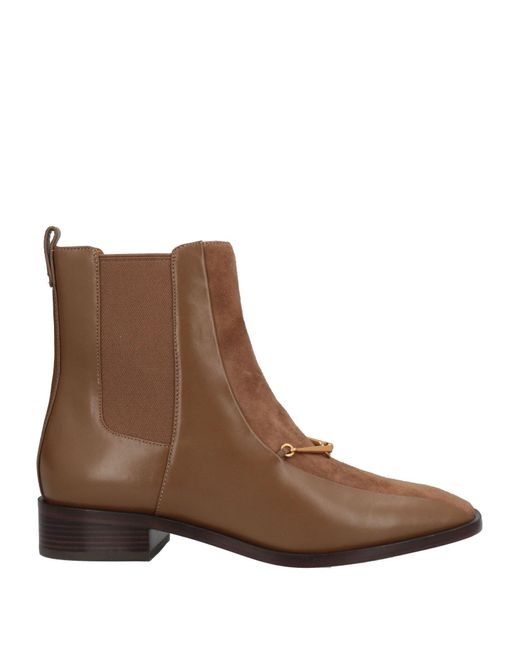 Tory Burch Brown Ankle Boots