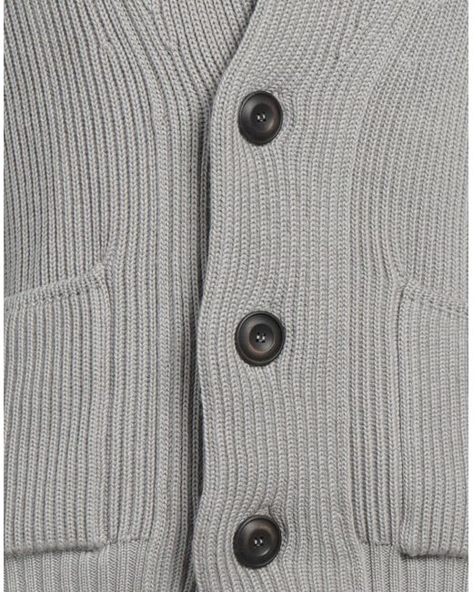 FILIPPO DE LAURENTIIS Gray Cardigan for men
