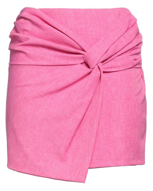 Soallure Pink Mini Skirt