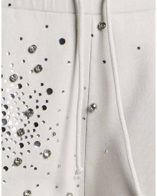 DES_PHEMMES Gray Light Pants Cotton
