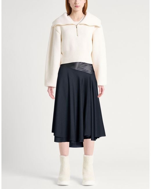 Marni Blue Midi Skirt Virgin Wool, Viscose