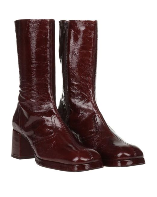 Miista Brown Ankle Boots