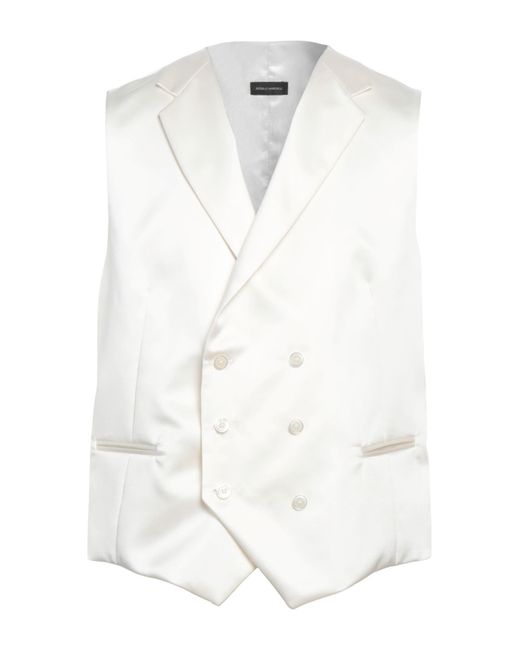 Angelo Nardelli White Waistcoat for men