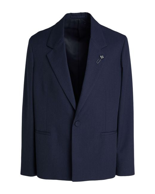 Lardini Blue Blazer Wool for men