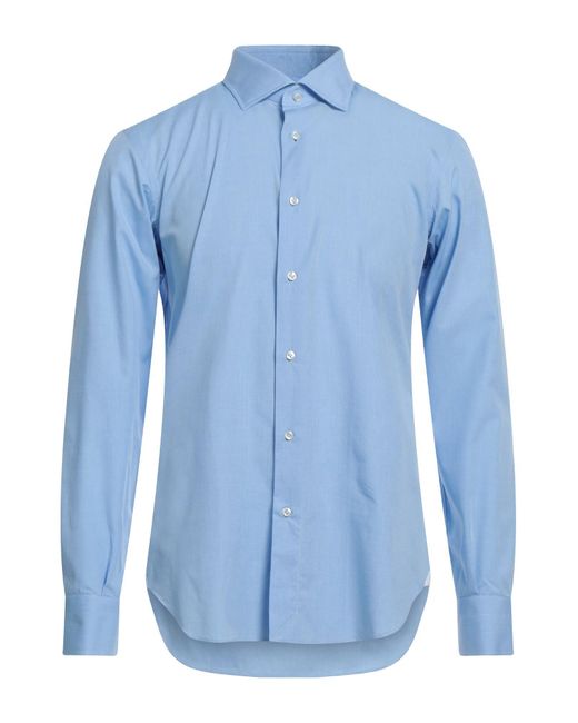 Sartorio Napoli Blue Shirt for men