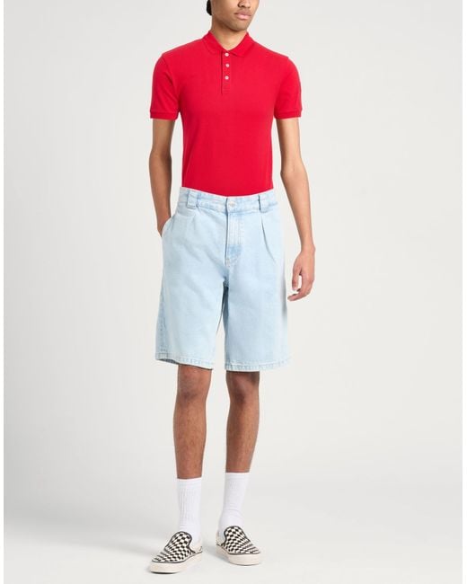 Colmar Red Polo Shirt Cotton, Elastane for men