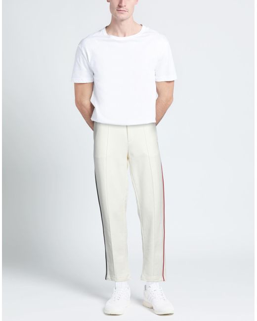 Moncler White Trouser for men