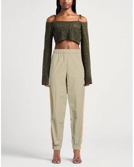 KENZO Natural Pants Polyamide
