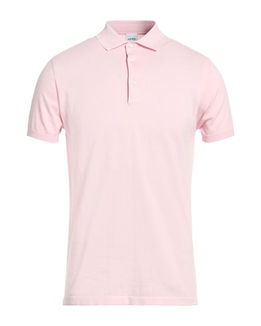 Aspesi Pink Polo Shirt for men