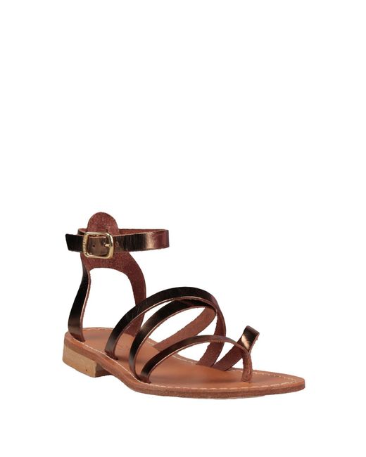 Sandalias de dedo Baldinini de color Brown