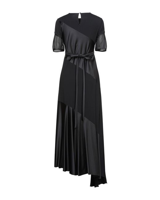 High Black Long Dress