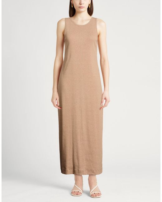 By Malene Birger Natural Maxi Dress Cotton, Elastane
