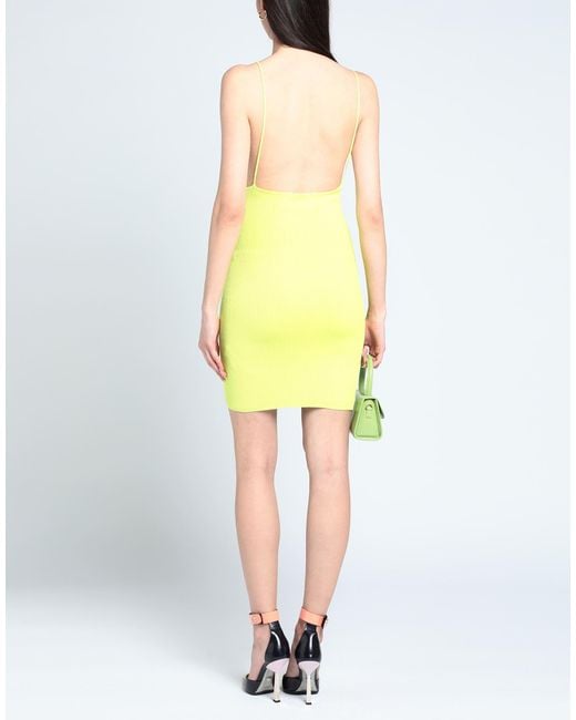 DSquared² Yellow Mini Dress