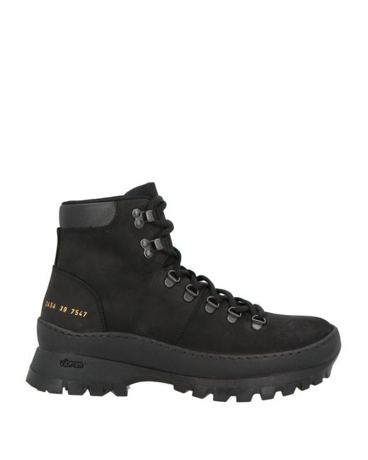 Common Projects Black Ankle Boots Leather for men
