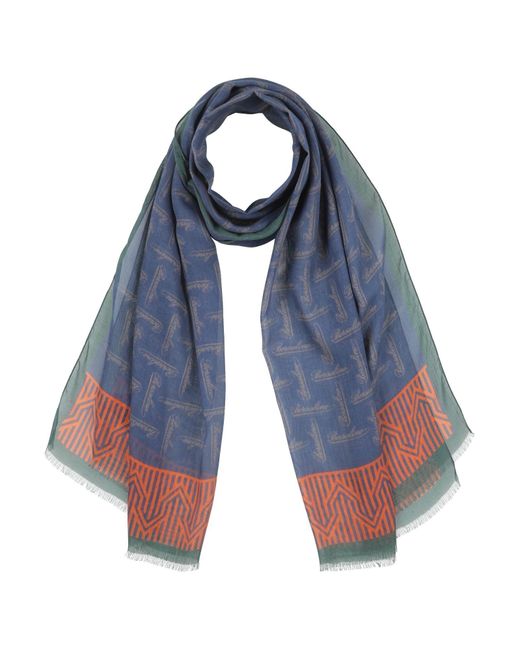 Borsalino Blue Scarf Modal, Cashmere
