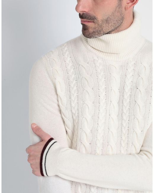Colmar White Turtleneck for men