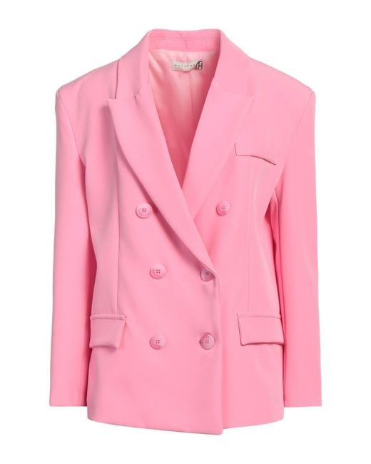 Haveone Pink Blazer Polyester, Elastane