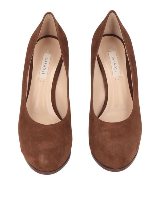Casadei Brown Pumps Leather
