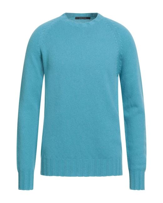 Tagliatore Blue Sweater for men