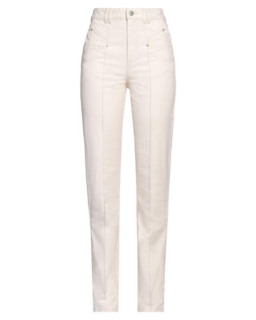 Isabel Marant White Jeans Cotton