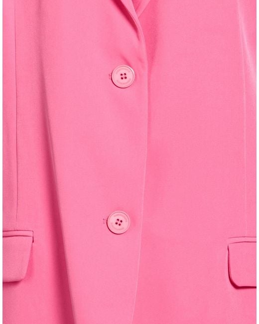 hinnominate Pink Blazer Polyester, Elastane