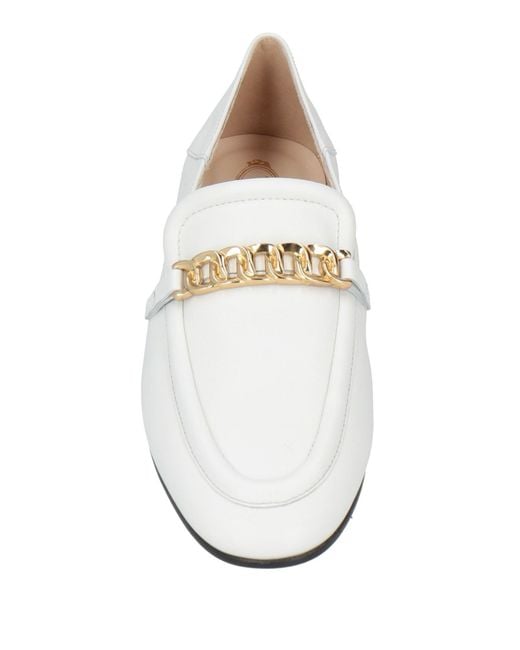 Tod's White Loafer