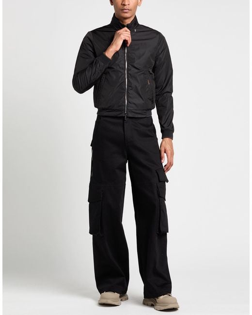 Moorer Black Jacket Polyamide for men