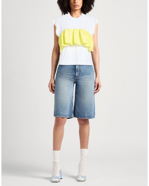 MSGM White T-Shirts