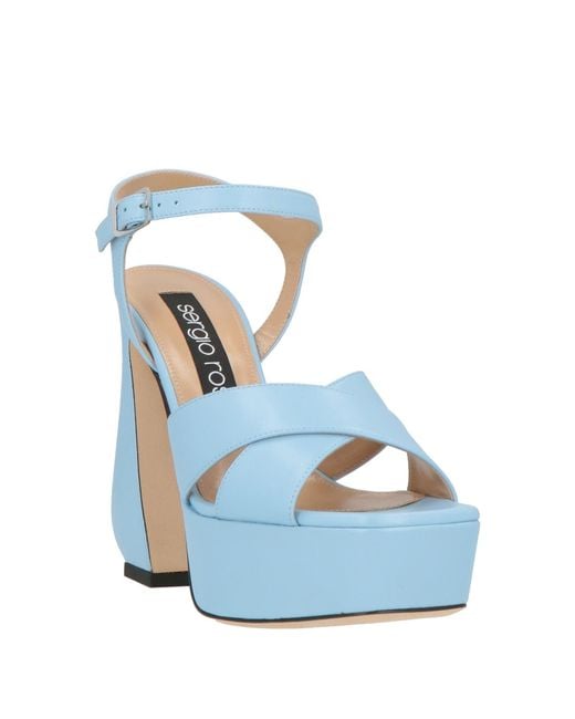 Sergio Rossi Blue Sandals