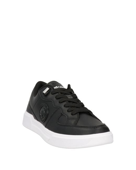 Just Cavalli Black Sneakers Polyurethane for men