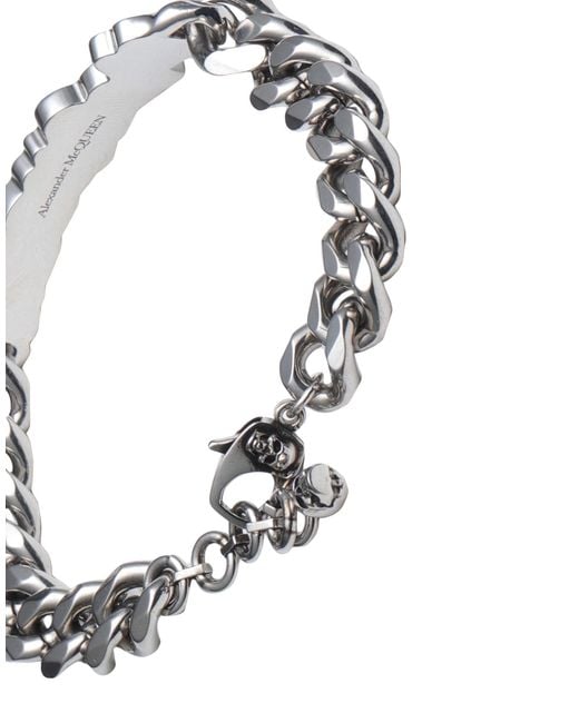 McQueen Metallic Bracelet for men