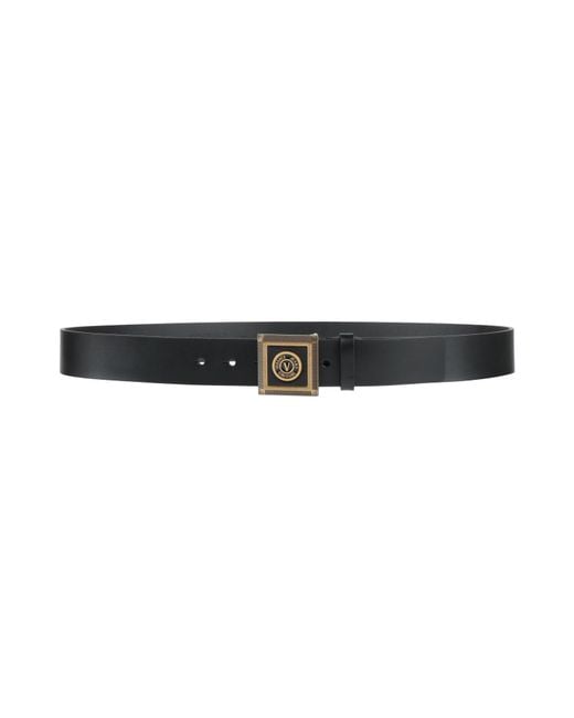 Versace Jeans Couture Black Belt Leather for men