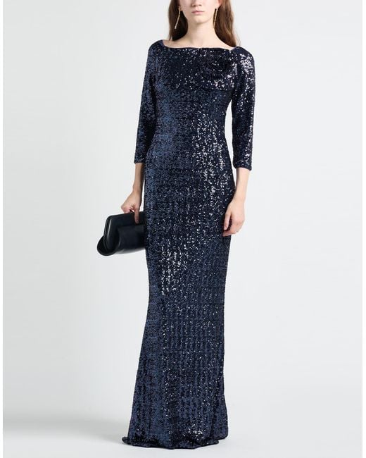 La Petite Robe Di Chiara Boni Blue Maxi-Kleid